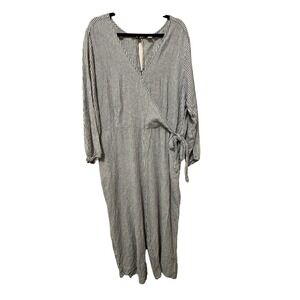 Old‎ Navy Striped Surplice Jumpsuit with Tie Waist - Relaxed Fit